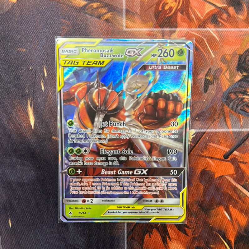 Pheromosa & Buzzwole GX - SM - Unbroken Bonds (SM10) 1/214