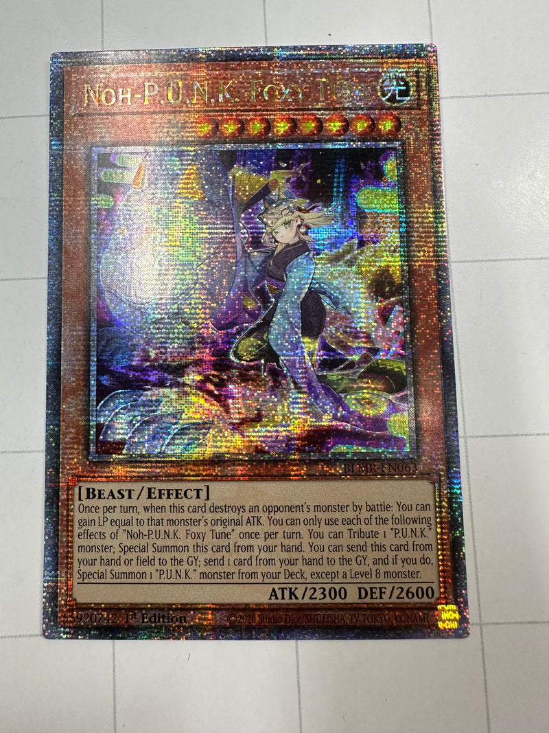 Noh-P.U.N.K. Foxy Tune (Quarter Century Secret Rare) - Battles of Legend: Monstrous Revenge BLMR-EN063