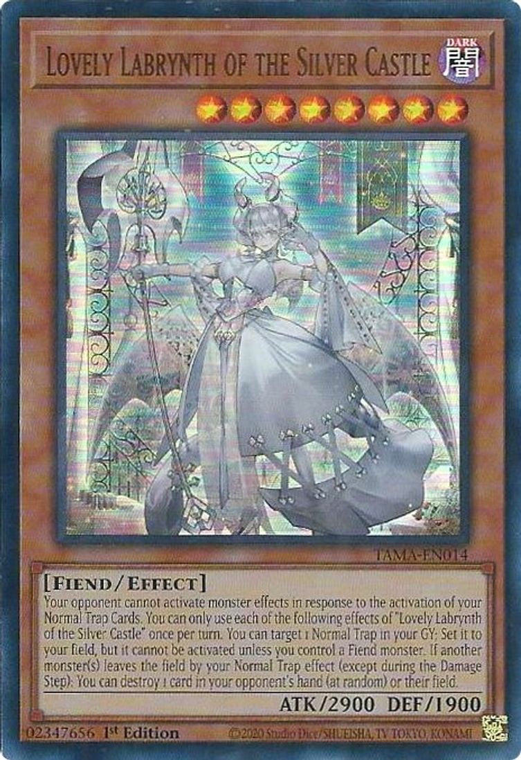 Yugioh Lovely Labrynth Of The Silver Castle TAMA-EN014 Ultra Rare 1st Edition NM