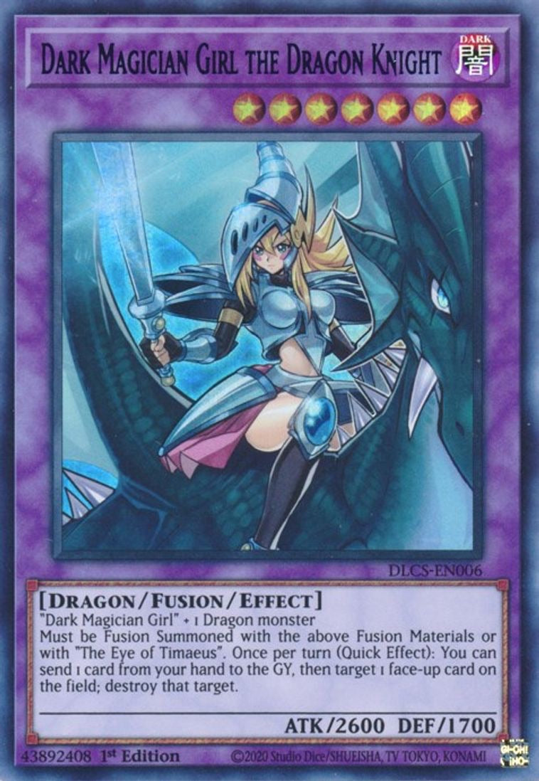 Dark Magician Girl the Dragon Knight (Green) - Dragons of Legend: The Complete Series (DLCS)EN006