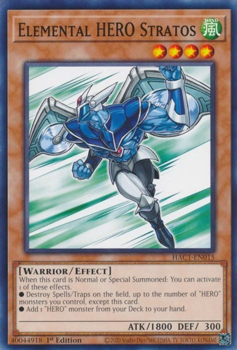 Elemental HERO Stratos - Hidden Arsenal: Chapter 1 HAC1-EN015