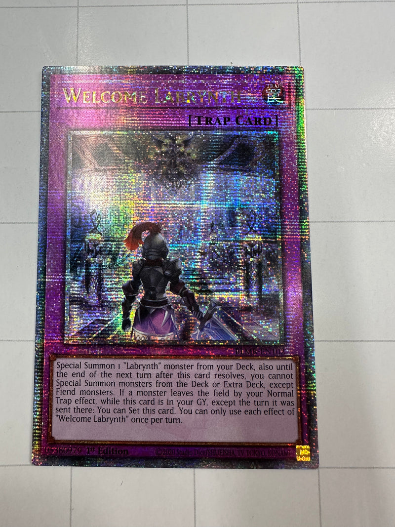 Welcome Labrynth (Quarter Century Secret Rare) - Battles of Legend: Monstrous Revenge BLMR-EN102