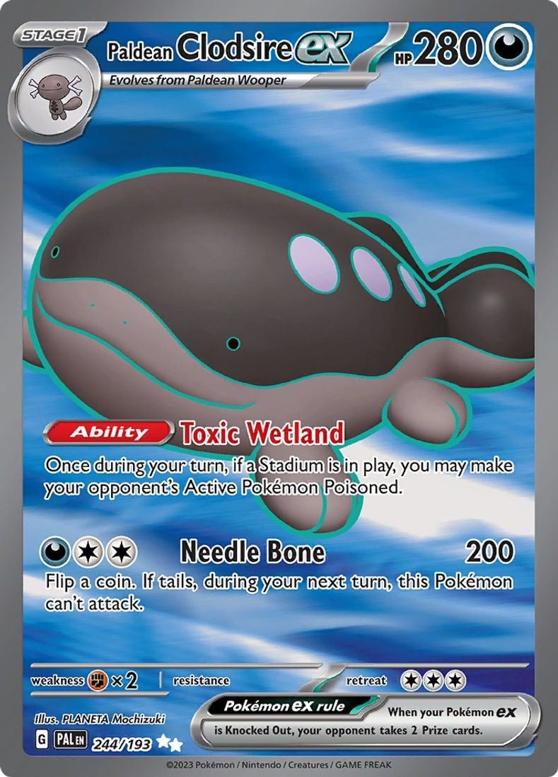 Paldean Clodsire ex - 244/193 - SV02: Paldea Evolved (SV02)