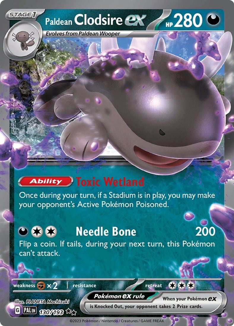 Paldean Clodsire ex - SV02: Paldea Evolved (SV02)