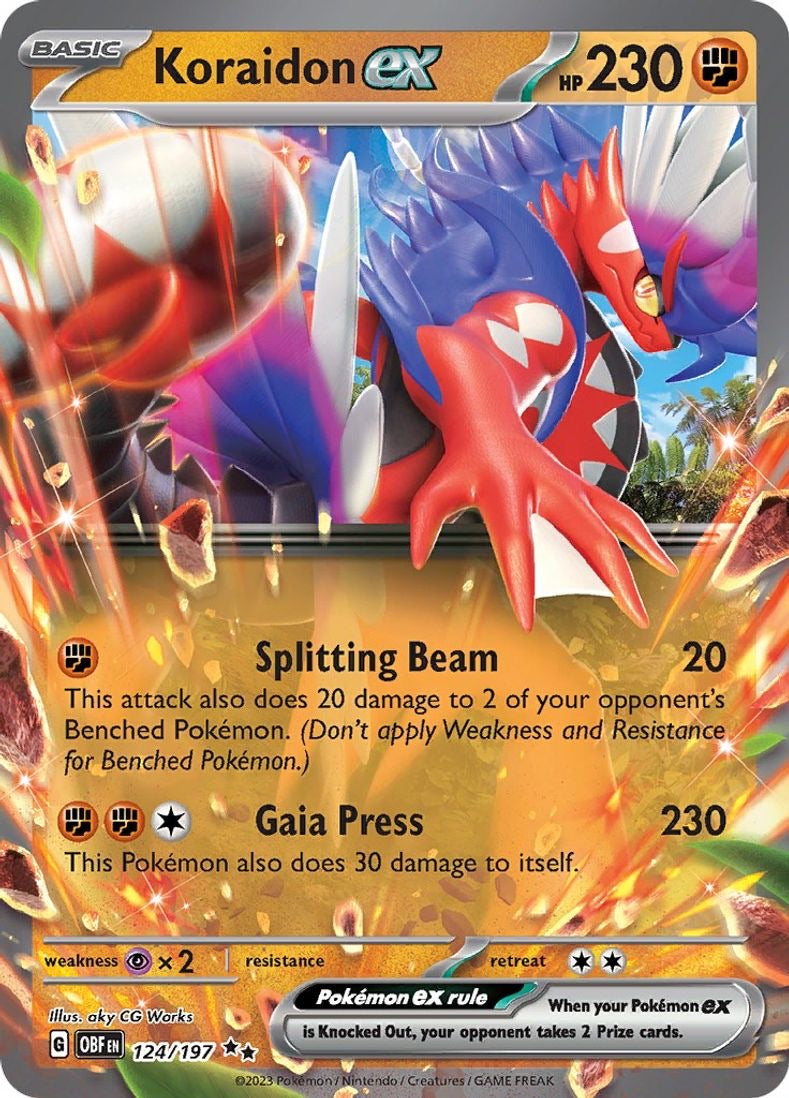 Koraidon ex - SV03: Obsidian Flames (SV03) 124/197