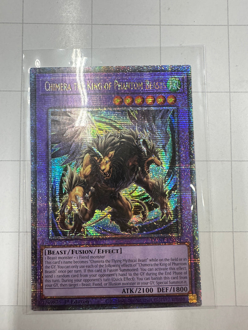 Chimera the King of Phantom Beasts (Quarter Century Secret Rare) - Due Chimera the King of Phantom Beasts (Quarter Century Secret Rare) - Due