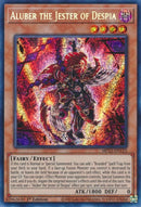 Yugioh Aluber The Jester Of Despia MP22-EN123 Prismatic Secret Rare 1st Edition Near Mint