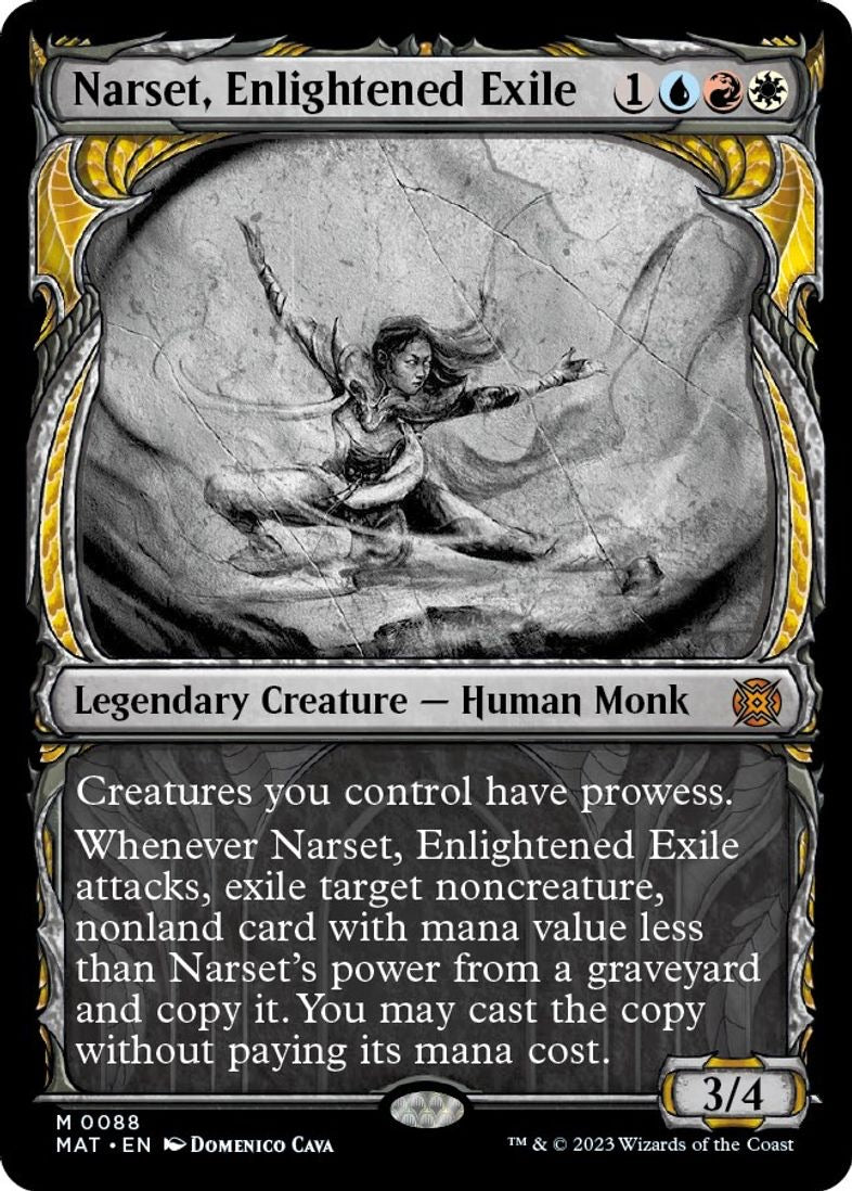 Narset, Enlightened Exile (Showcase) - March of the Machine: The Aftermath (MAT)