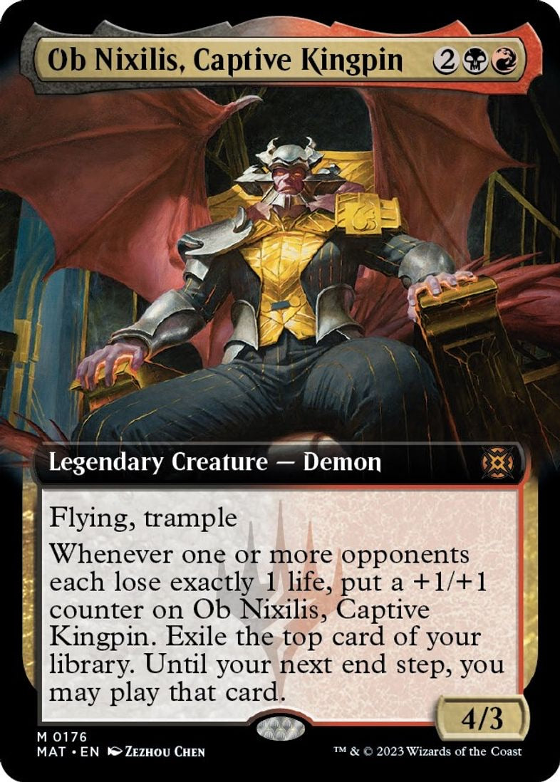 Ob Nixilis, Captive Kingpin (Extended Art) - March of the Machine: The Aftermath (MAT)