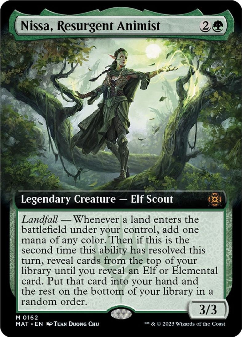 Nissa, Resurgent Animist (Extended Art) - March of the Machine: The Aftermath (MAT)