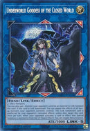 Yugioh Underworld Goddess Of The Closed World MP22-EN028 Prismatic Secret Rare 1st Edition Near Mint