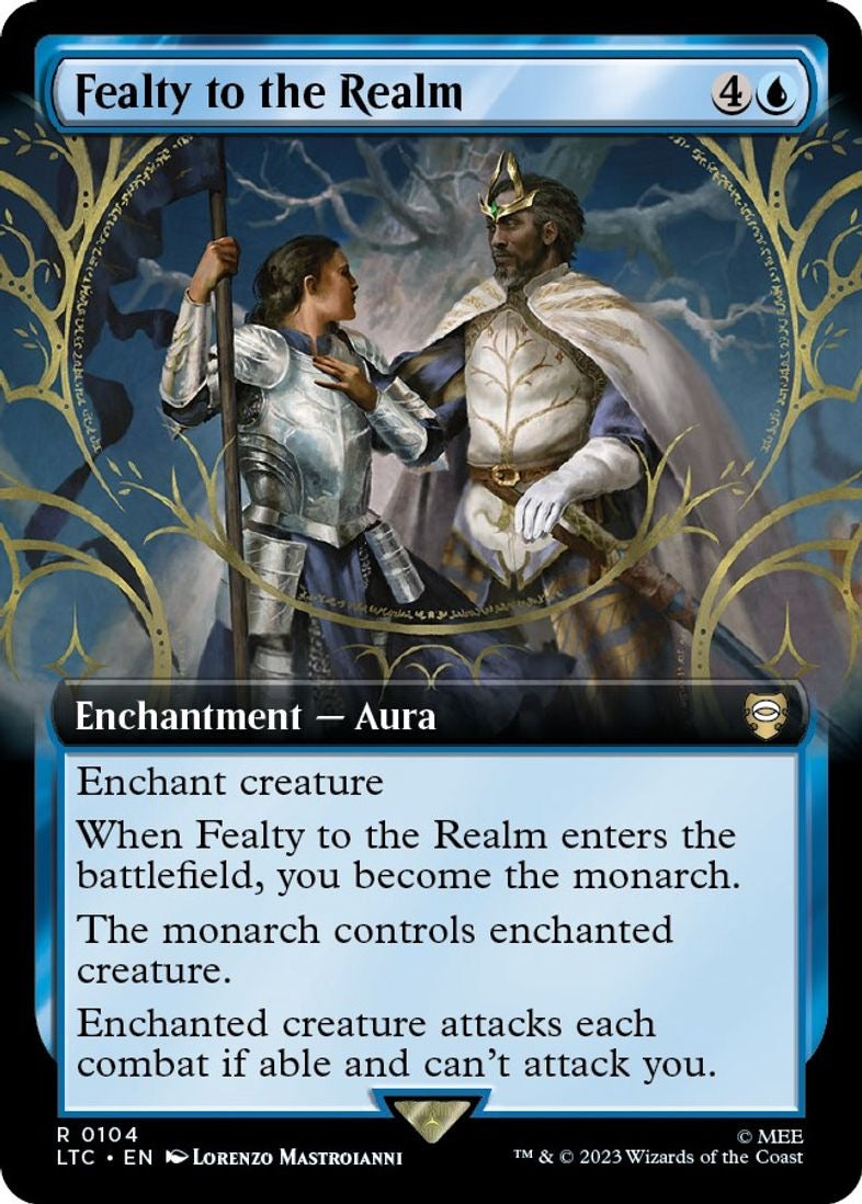Fealty to the Realm (Extended Art) - Commander: The Lord of the Rings: Tales of Middle-earth (LTC)