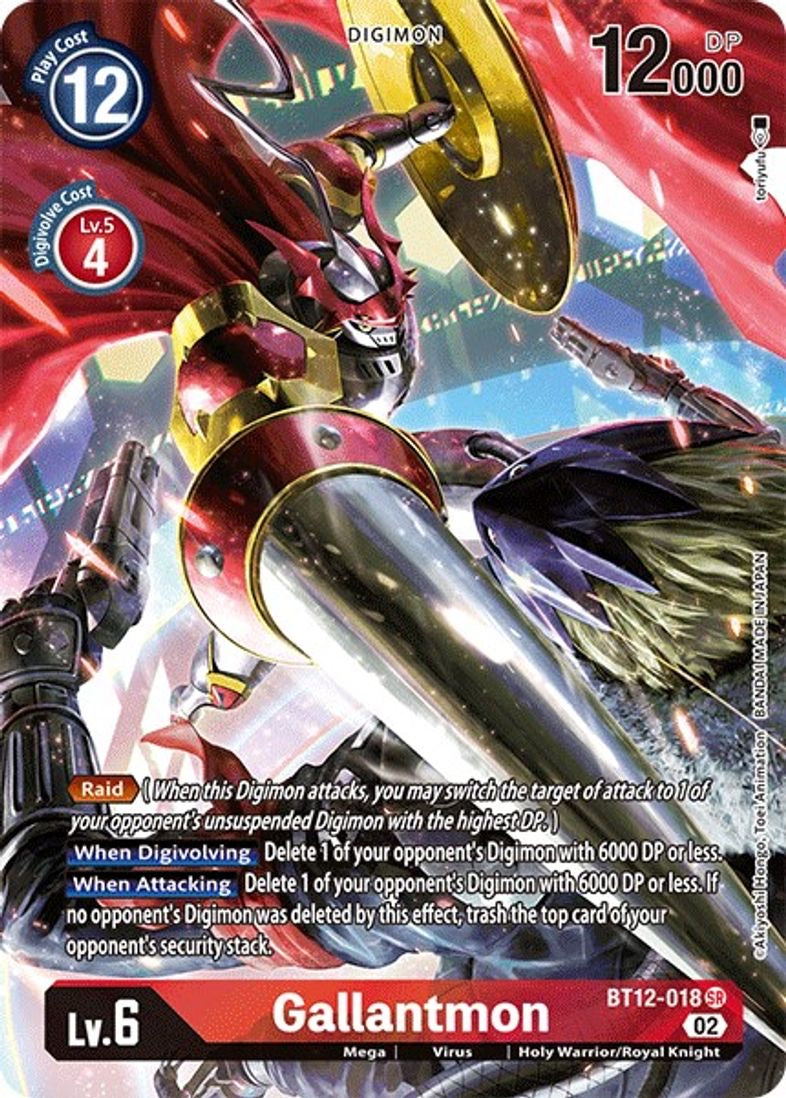 Gallantmon (Alternate Art) - Across Time BT12-018