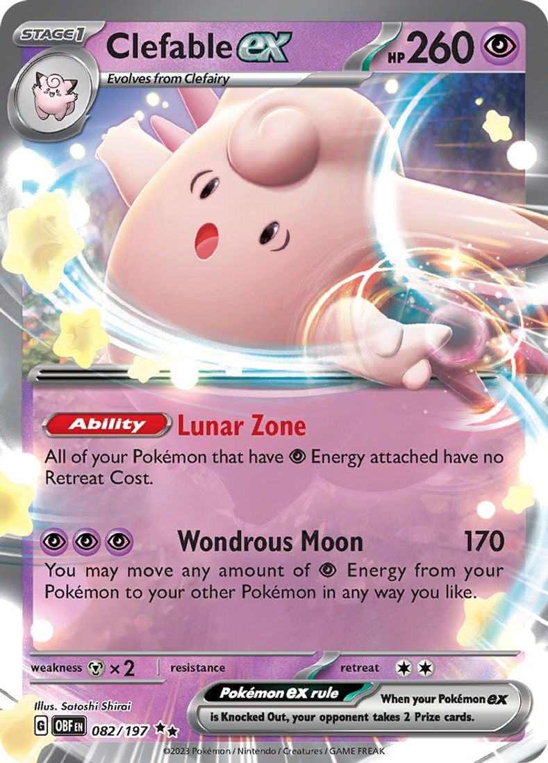 Clefable ex - SV03: Obsidian Flames (SV03) 082/197
