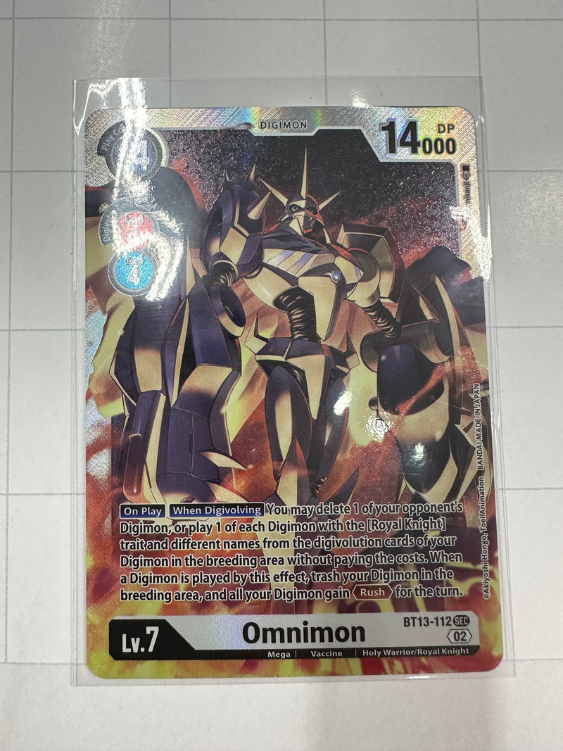 Omnimon - Versus Royal Knight Booster BT13-112