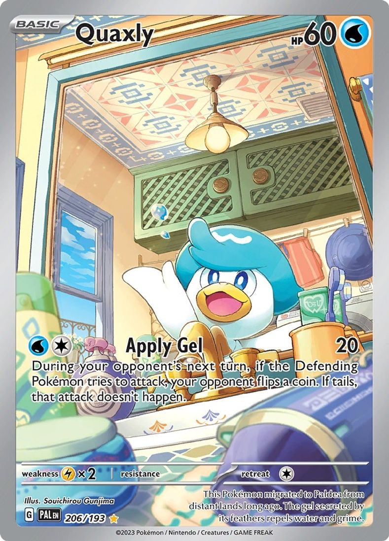 Quaxly - 206/193 - SV02: Paldea Evolved (SV02)