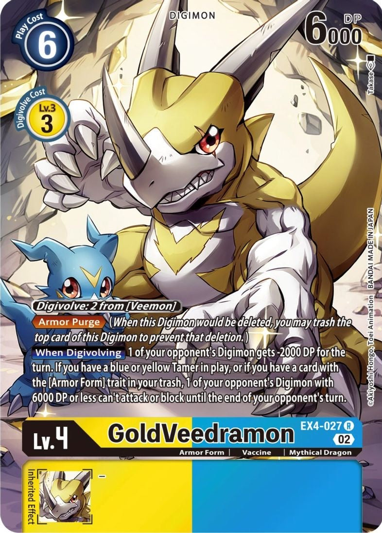 GoldVeedramon (Alternate Art) - Alternative Being Booster EX4-027