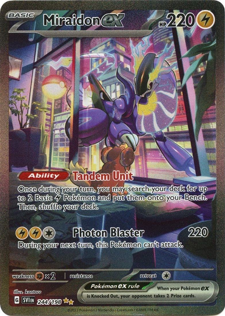 Miraidon ex - 244/198 - SV01: Scarlet & Violet Base Set (SV01)