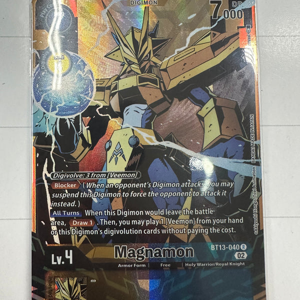 Magnamon (Alternate Art) - Versus Royal Knight Booster BT13-040 Magnamon (Alternate Art) - Versus Royal Knight Booster BT13-040
