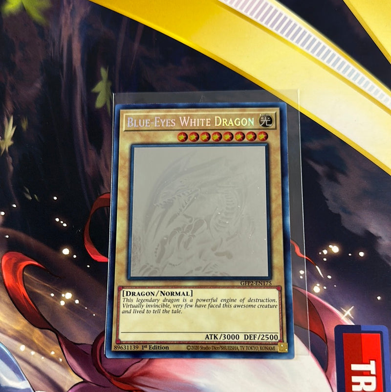 Blue-Eyes White Dragon (Ghost Rare) - Ghosts From the Past: The 2nd Haunting (GFP2)