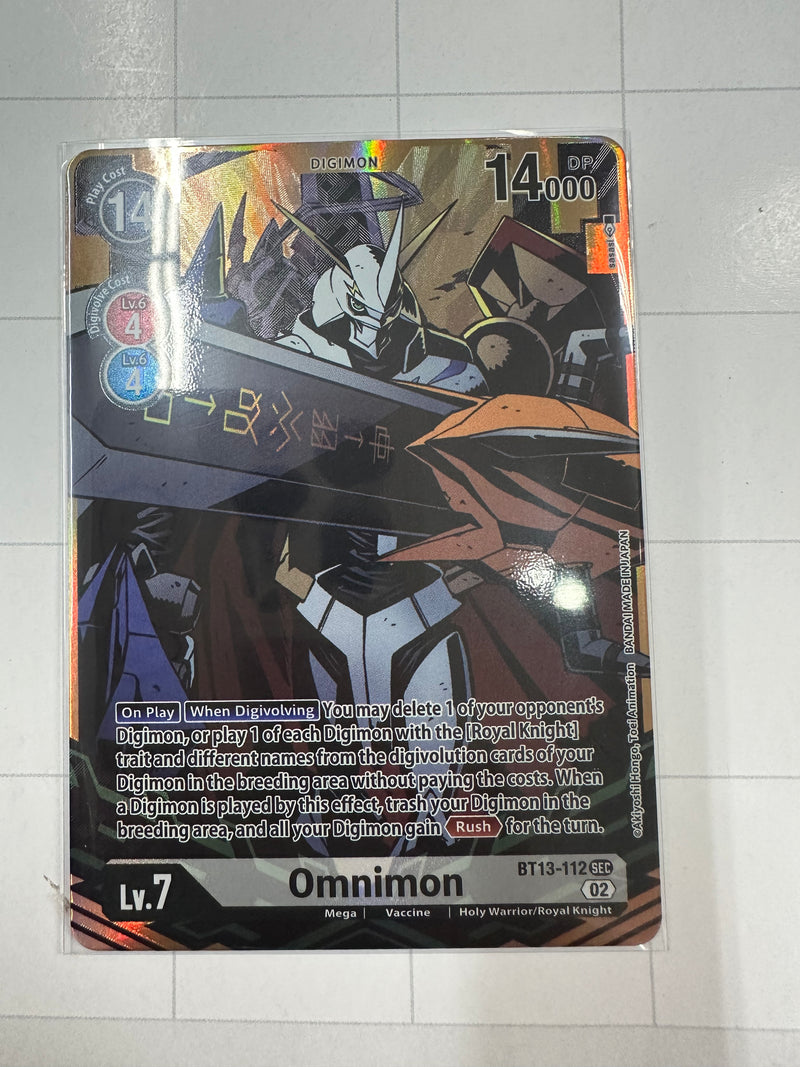 Omnimon (Alternate Art) - Versus Royal Knight Booster BT13-112