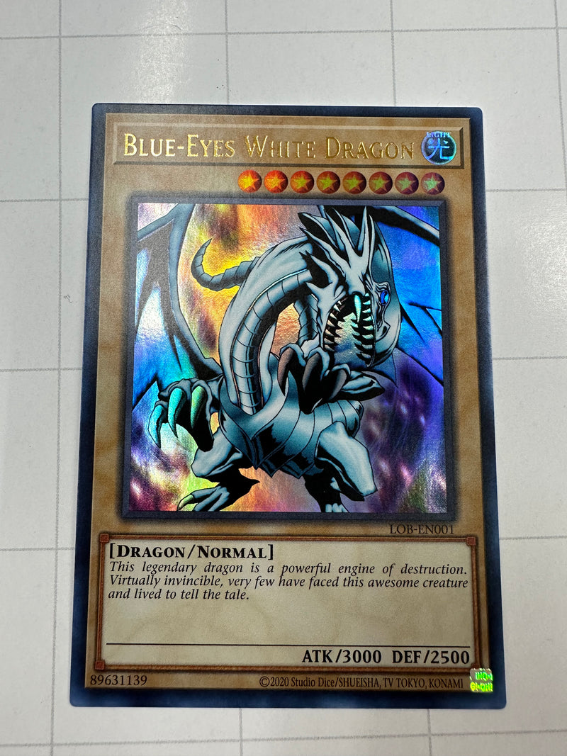 Blue-Eyes White Dragon - Legend of Blue Eyes White Dragon (25th Anniversary Edition) LOB-EN001