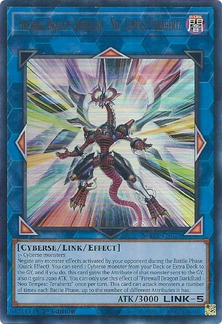 Firewall Dragon Darkfluid - Neo Tempest Terahertz - Maze of Memories M