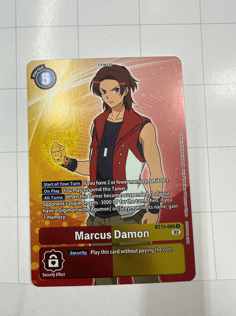 Marcus Damon (Box Topper) - Versus Royal Knight Booster BT13-095