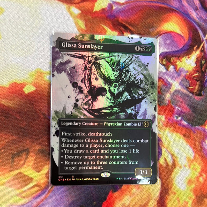 Glissa Sunslayer (Showcase) (Step-and-Compleat Foil) - Phyrexia: All Will Be One (ONE)