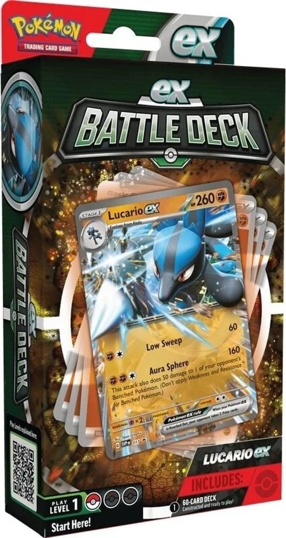 ex Battle Deck [Lucario ex] - Miscellaneous Cards & Products (MCAP)