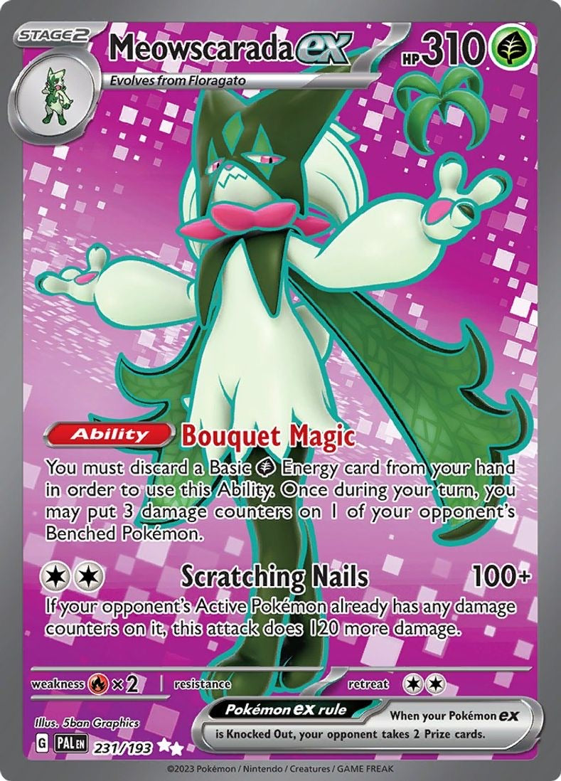 Meowscarada ex - 231/193 - SV02: Paldea Evolved (SV02)