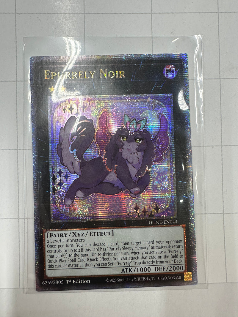 Epurrely Noir (Quarter Century Secret Rare) - Duelist Nexus DUNE-EN044