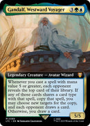 Gandalf, Westward Voyager (Extended Art) - Commander: The Lord of the Rings: Tales of Middle-earth (LTC)