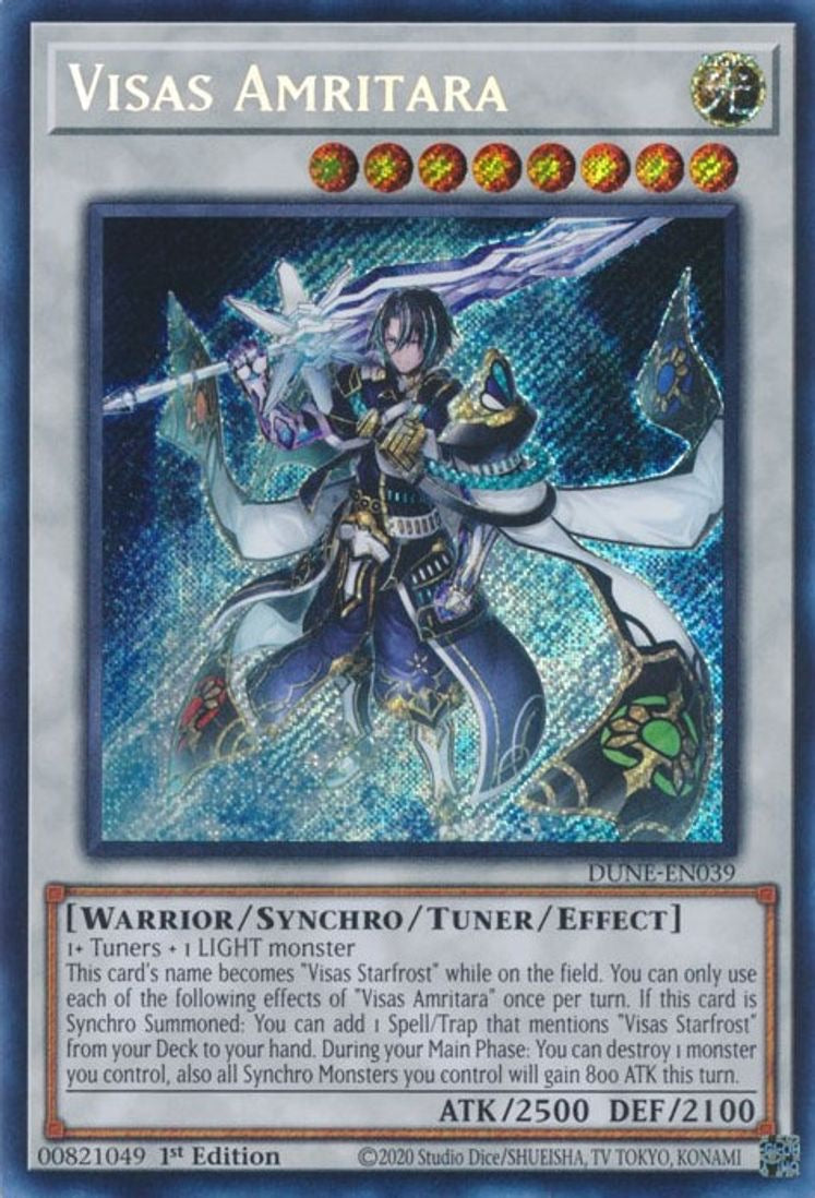 Visas Amritara - Duelist Nexus secret rare DUNE-EN039
