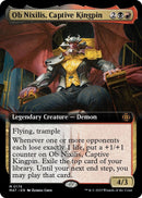 Ob Nixilis, Captive Kingpin (Extended Art) - March of the Machine: The Aftermath (MAT)