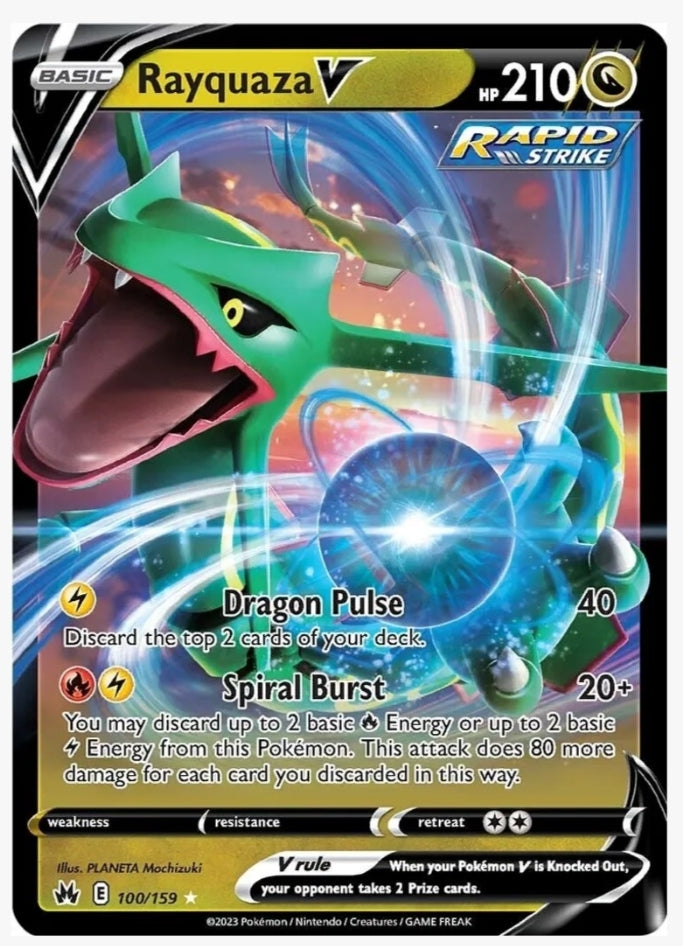 Rayquaza V - Crown Zenith (CRZ) 100/159