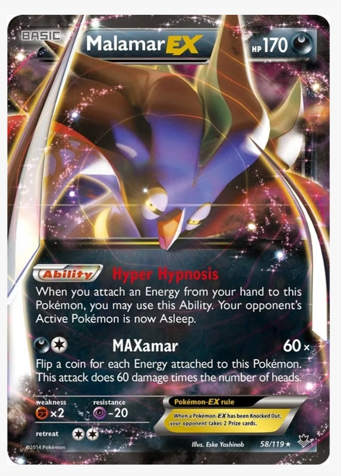 Malamar EX - XY - Phantom Forces (PHF) 58/119