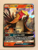 Entei GX 10a/73 Holo Rare Legends of Johto Promo Pokemon Card Near Mint