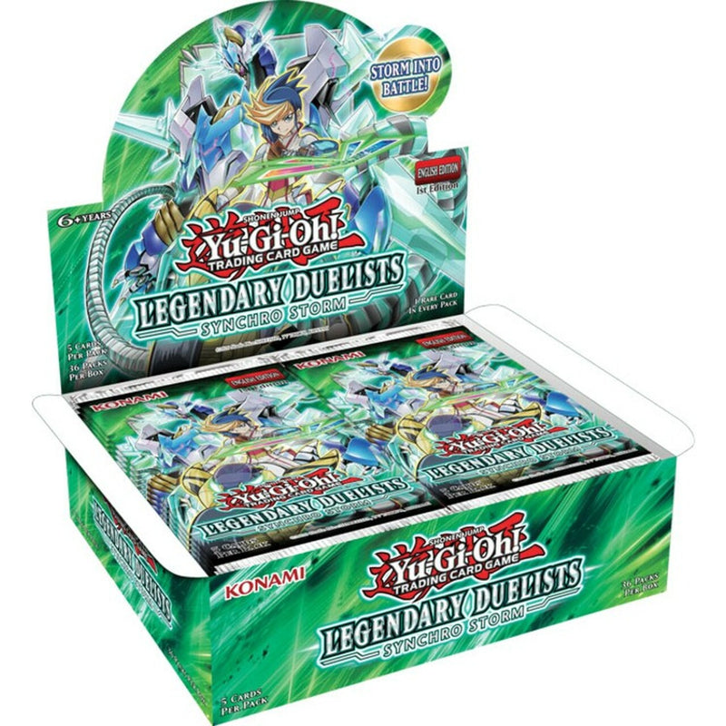 Yugioh Legendary Duelist Synchro Storm LED8 1st Edition Booster Box
