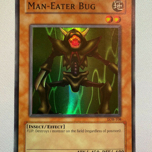 yugioh card man eater bug Man-Eater LOB-108 Unlimited Super Rare Near Mint Level 2 Galarian Ponyta | Sword Qty:Two 3-Pack Blisters (Art Set) in_stock_prv_1