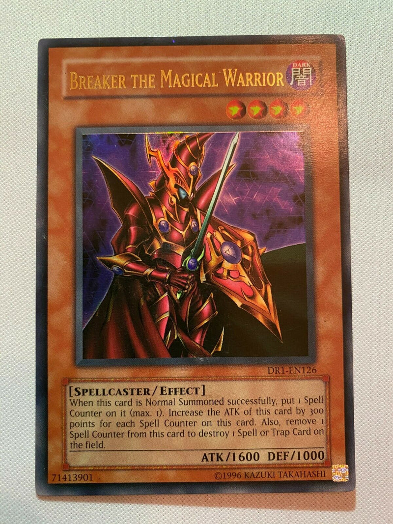 card breaker yugioh Yugioh Breaker the Magical Warrior DR1-EN126 Unlimited Ultra Rare Near