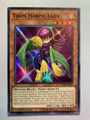 Yugioh Toon Harpie Lady TOCH-EN002 1st Edition Super Rare Near Mint