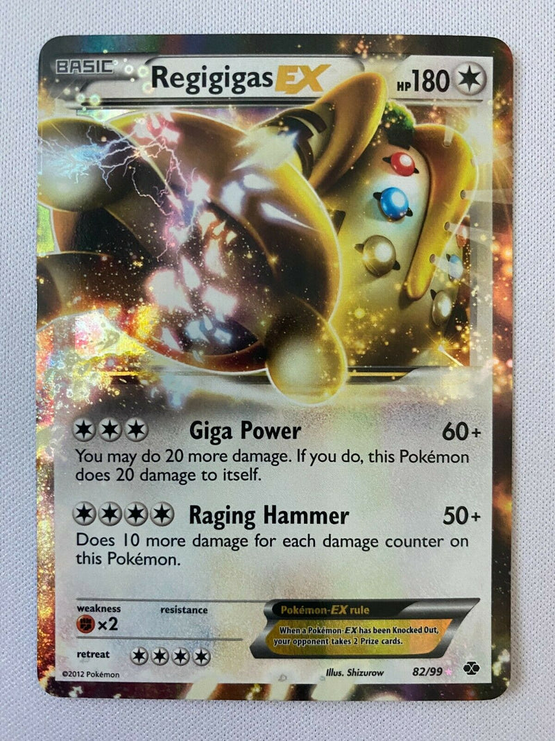 Regigigas EX 82/99 Next Destinies Ultra Rare Pokemon Card Near Mint Regigigas EX 82/99 Next Destinies Ultra Rare Pokemon Card Near Mint