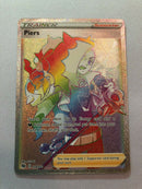Piers 078/073 Full Art Hyper Secret Rare Rainbow Pokemon Card Near Mint