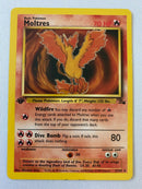 Moltres 27/62 Non-Holo 1st Edition Pokémon Card Near Mint