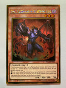 Yugioh Libic, Malebranche of the Burning Abyss PGL3-EN050 1st Edition Gold Rare Near Mint