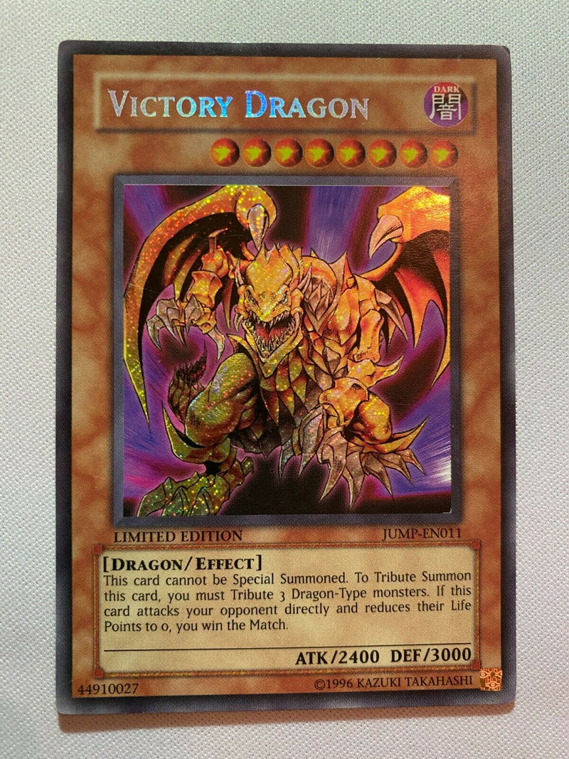 Yugioh Victory Dragon JUMP-EN011 Limited Edition Secret Rare Near Mint Yugioh Victory Dragon JUMP-EN011 Limited Edition Secret Rare Near Mint