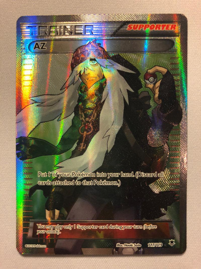 AZ 117/119 Full Art Trainer Ultra Rare XY Phantom Forces Pokemon Card AZ 117/119 Full Art Trainer Ultra Rare XY Phantom Forces Pokemon Card