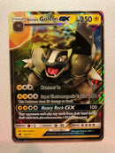 Alolan Golem GX 34/111 Holo Ultra Rare Crimson Invasion Pokemon Card Near Mint