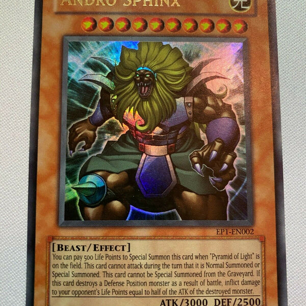 Yugioh Andro Sphinx EPI-EN002 Unlimited Super Rare Near Mint